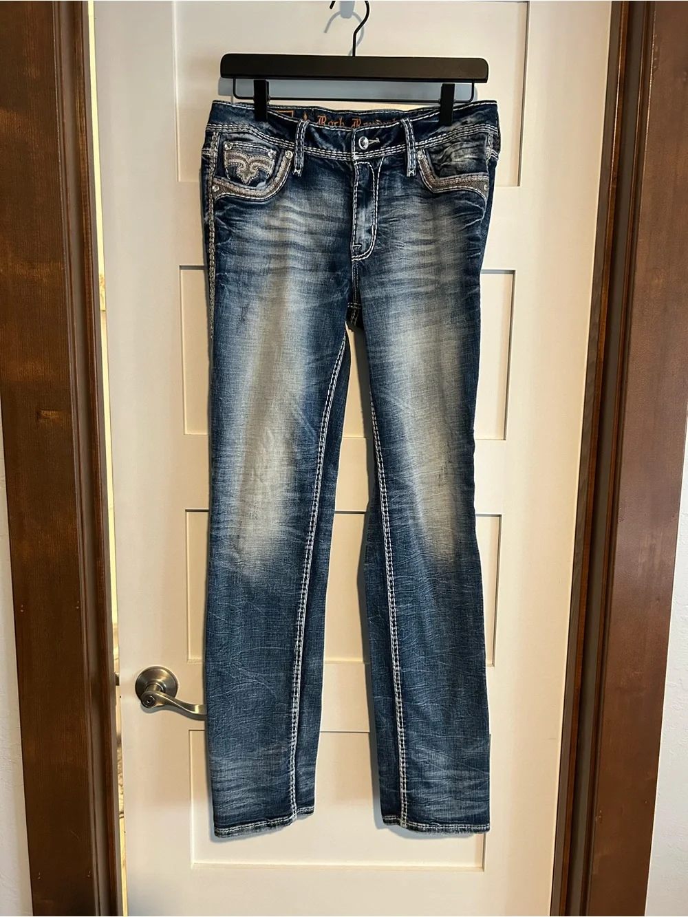 Rock Revival Crimson mid-rise jeans straight Size 29